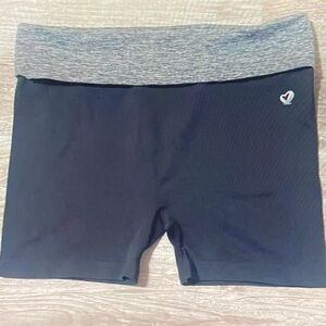 Shosho Black and Gray Bike Shorts